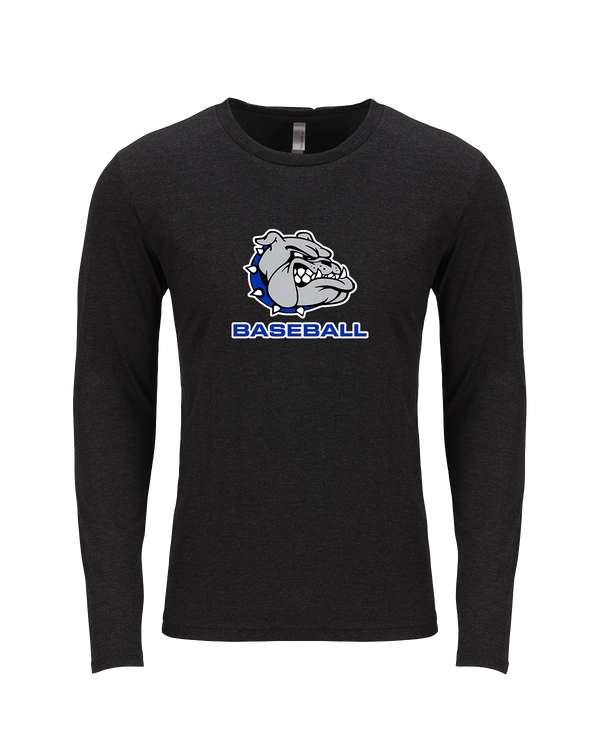 Ionia HS Baseball Logo - Tri Blend Long Sleeve