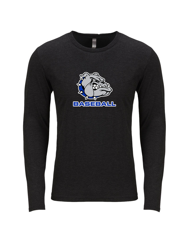 Ionia HS Baseball Logo - Tri Blend Long Sleeve