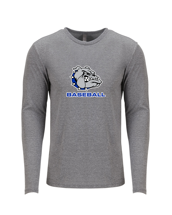 Ionia HS Baseball Logo - Tri Blend Long Sleeve