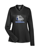 Ionia HS Baseball Logo - Womens Performance Long Sleeve