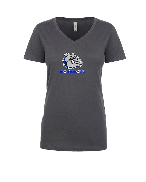 Ionia HS Baseball Logo - Womens V-Neck