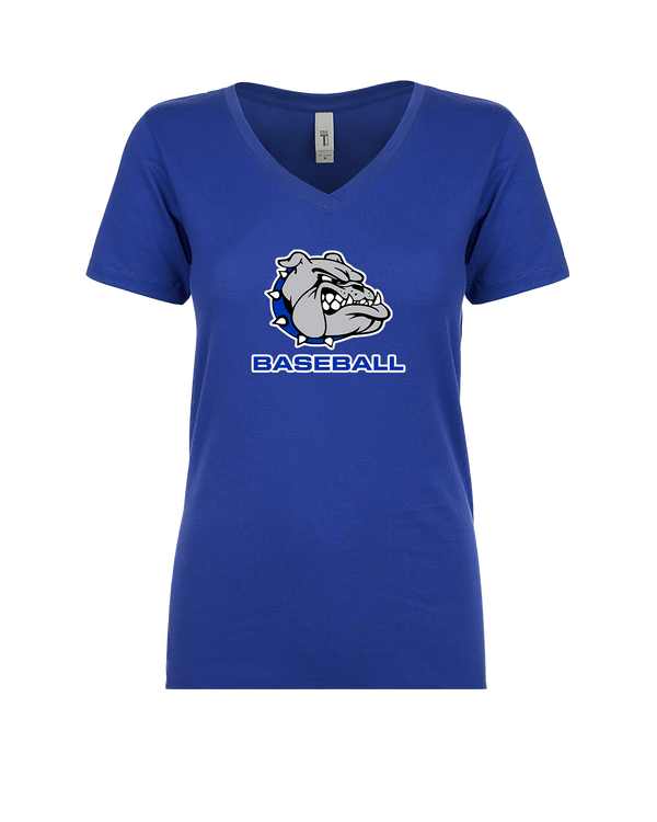 Ionia HS Baseball Logo - Womens V-Neck