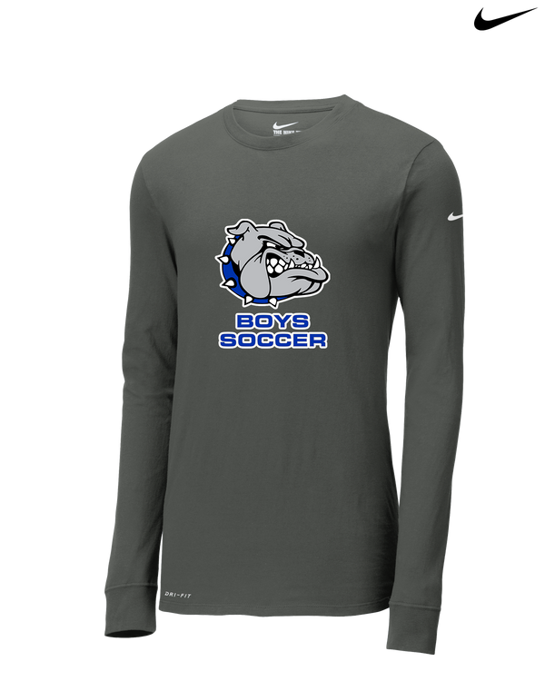 Ionia HS Boys Soccer Logo - Nike Dri-Fit Poly Long Sleeve