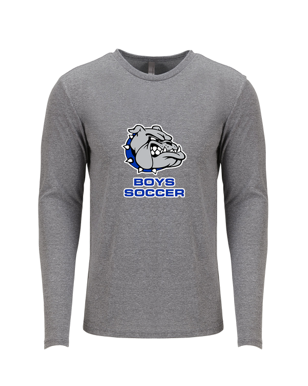 Ionia HS Boys Soccer Logo - Tri Blend Long Sleeve