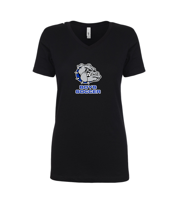 Ionia HS Boys Soccer Logo - Womens V-Neck