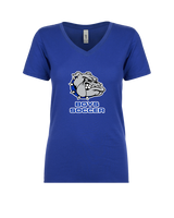 Ionia HS Boys Soccer Logo - Womens V-Neck