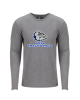 Ionia HS Boys Track and Field Logo - Tri Blend Long Sleeve