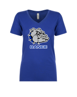 Ionia HS Dance Logo - Womens V-Neck