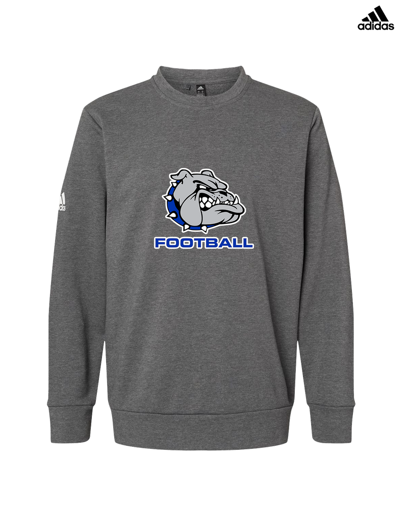 Ionia HS Football Logo - Adidas Fleece Crewneck Sweatshirt