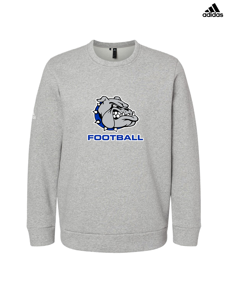Ionia HS Football Logo - Adidas Fleece Crewneck Sweatshirt