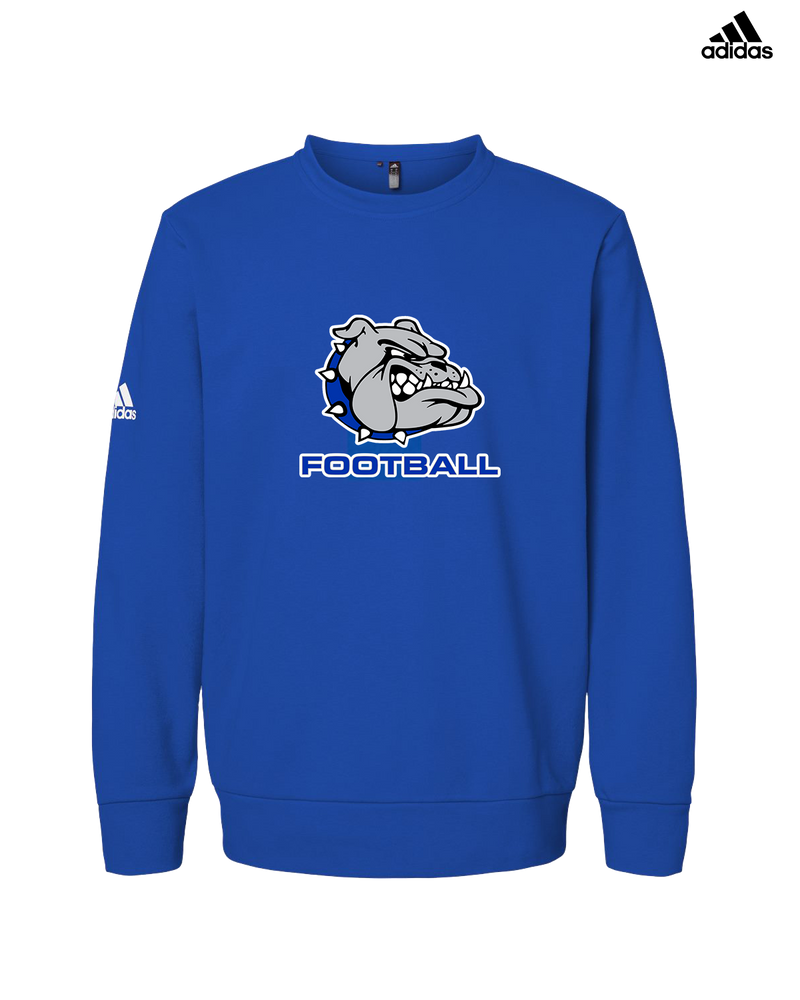 Ionia HS Football Logo - Adidas Fleece Crewneck Sweatshirt