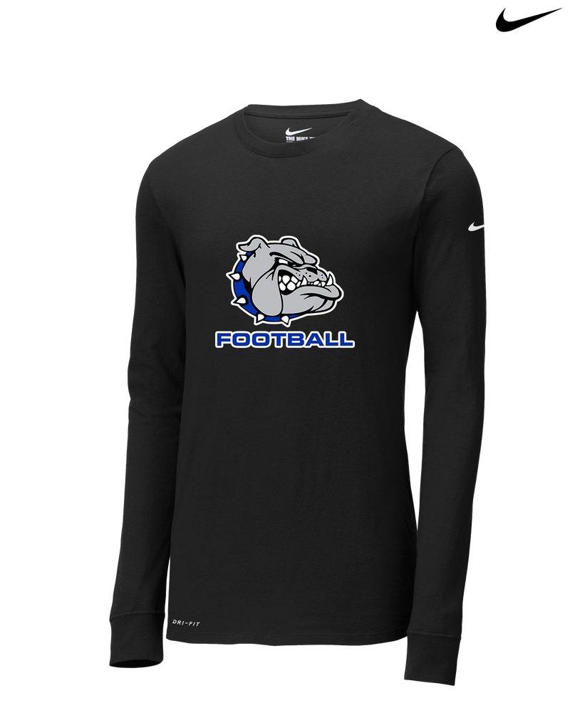 Ionia HS Football Logo - Nike Dri-Fit Poly Long Sleeve