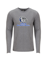 Ionia HS Girls Basketball Logo - Tri Blend Long Sleeve