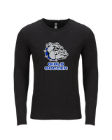 Ionia HS Girls Soccer Logo - Tri Blend Long Sleeve