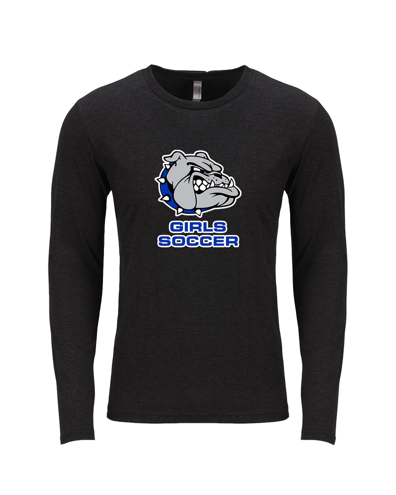 Ionia HS Girls Soccer Logo - Tri Blend Long Sleeve