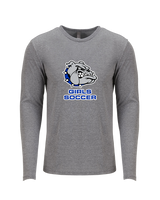 Ionia HS Girls Soccer Logo - Tri Blend Long Sleeve