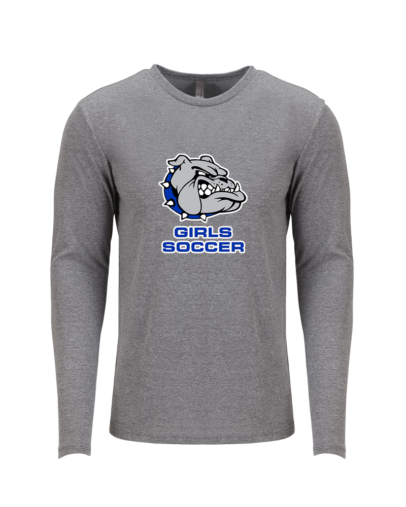 Ionia HS Girls Soccer Logo - Tri Blend Long Sleeve