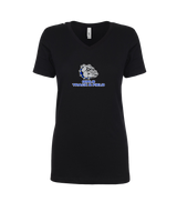 Ionia HS Girls Track and Field Logo - Womens V-Neck