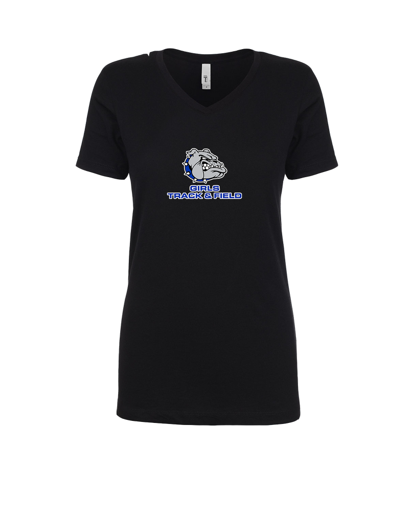 Ionia HS Girls Track and Field Logo - Womens V-Neck