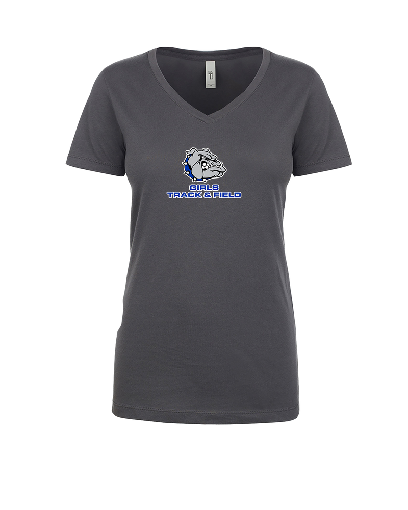 Ionia HS Girls Track and Field Logo - Womens V-Neck