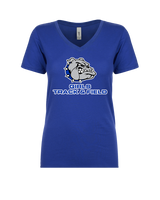 Ionia HS Girls Track and Field Logo - Womens V-Neck