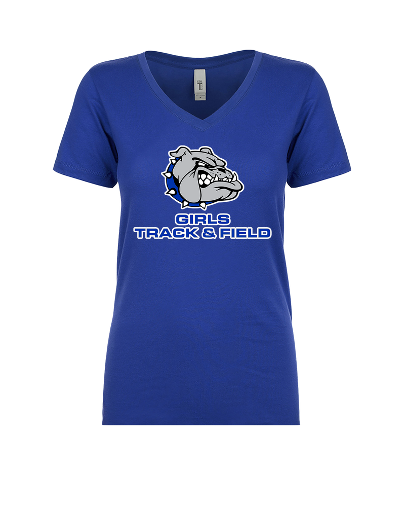 Ionia HS Girls Track and Field Logo - Womens V-Neck
