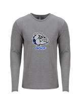 Ionia HS Golf Logo - Tri Blend Long Sleeve