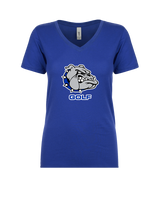Ionia HS Golf Logo - Womens V-Neck