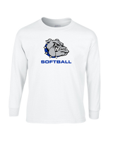Ionia HS Softball Logo - Mens Basic Cotton Long Sleeve