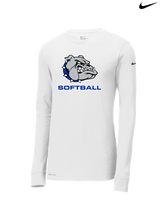 Ionia HS Softball Logo - Nike Dri-Fit Poly Long Sleeve