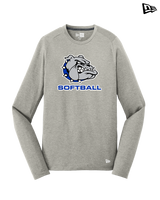 Ionia HS Softball Logo - New Era Long Sleeve Crew