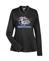 Ionia HS Softball Logo - Womens Performance Long Sleeve