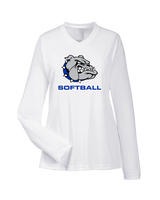 Ionia HS Softball Logo - Womens Performance Long Sleeve