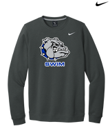 Ionia HS Ionia HS Swim Logo - Nike Club Fleece Crew