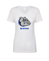 Ionia HS Ionia HS Swim Logo - Womens V-Neck