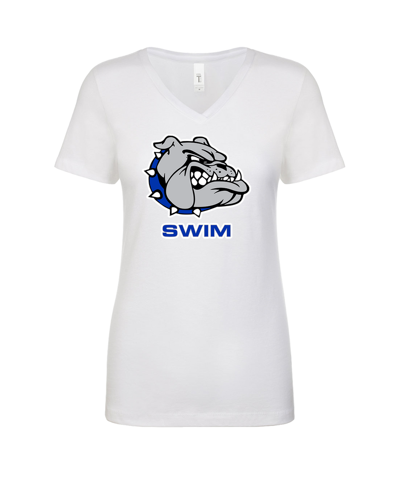 Ionia HS Ionia HS Swim Logo - Womens V-Neck