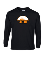 JEM Baseball Logo - Mens Basic Cotton Long Sleeve