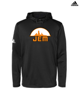 JEM Baseball Logo - Adidas Men's Hooded Sweatshirt
