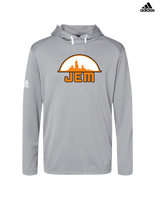 JEM Baseball Logo - Adidas Men's Hooded Sweatshirt