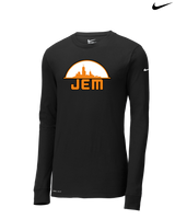 JEM Baseball Logo - Nike Dri-Fit Poly Long Sleeve