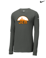 JEM Baseball Logo - Nike Dri-Fit Poly Long Sleeve