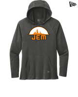 JEM Baseball Logo - New Era Tri Blend Hoodie