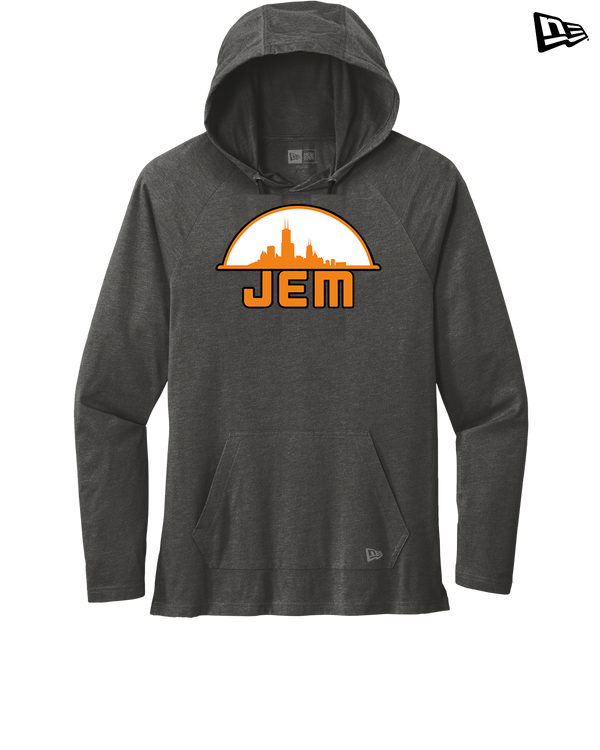 JEM Baseball Logo - New Era Tri Blend Hoodie