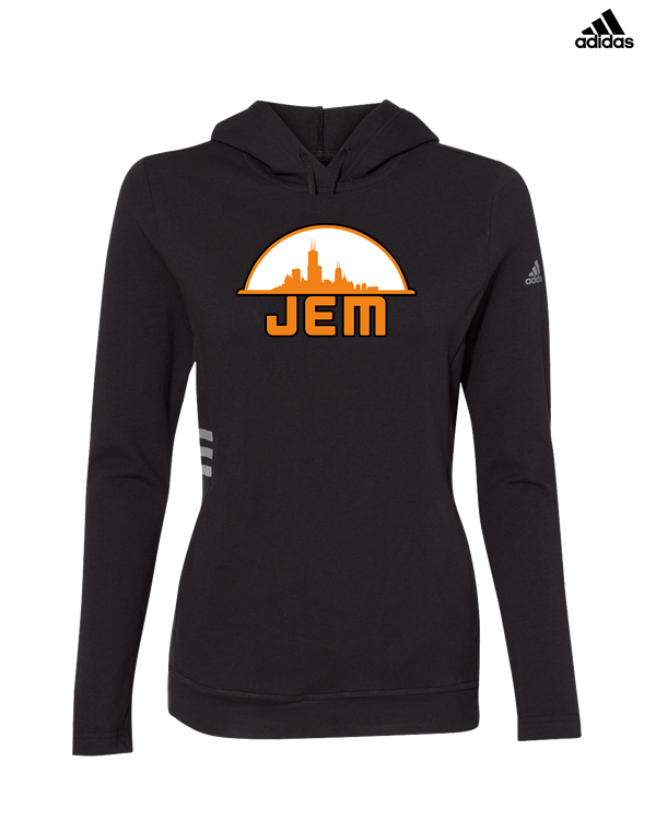 JEM Baseball Logo - Adidas Women's Lightweight Hooded Sweatshirt