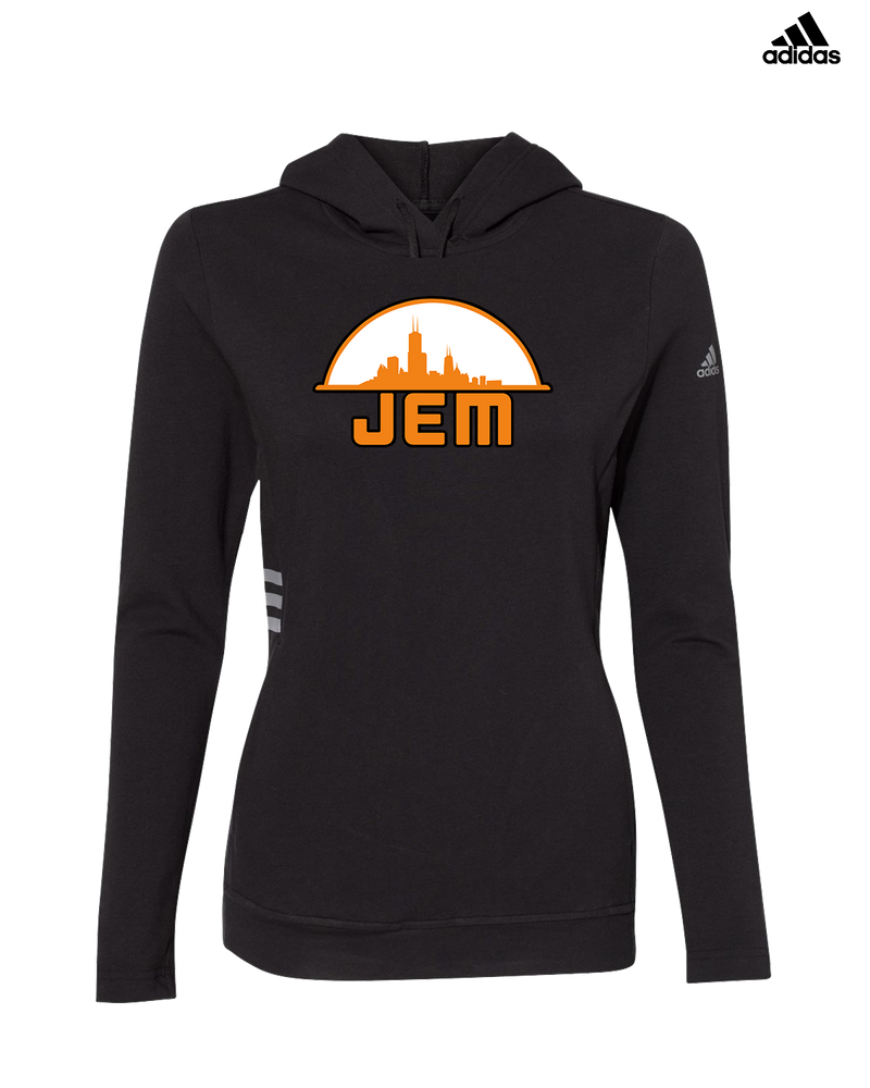 JEM Baseball Logo - Adidas Women's Lightweight Hooded Sweatshirt
