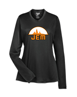 JEM Baseball Logo - Womens Performance Long Sleeve