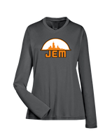JEM Baseball Logo - Womens Performance Long Sleeve