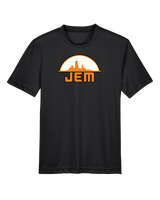 JEM Baseball Logo - Youth Performance T-Shirt