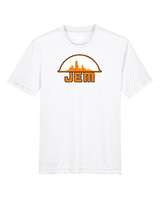 JEM Baseball Logo - Youth Performance T-Shirt