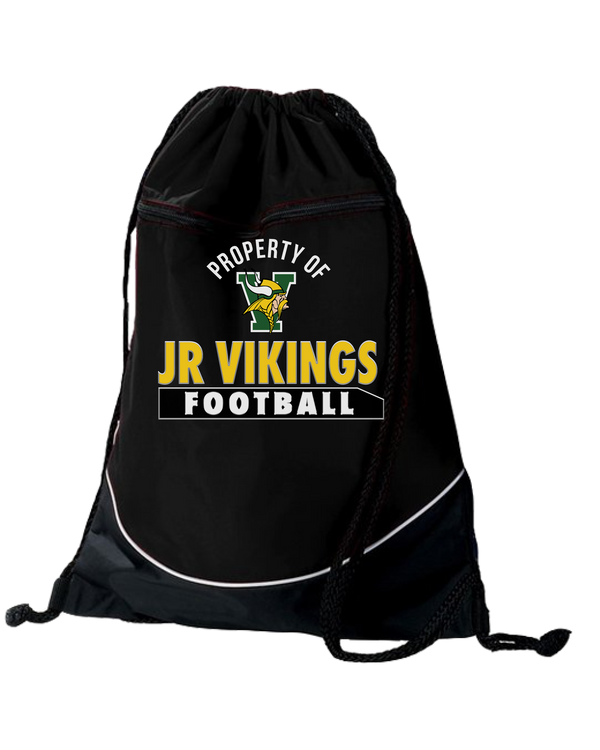 Vanden Jr Vikings Property Of - Two Tone Drawstring Bag